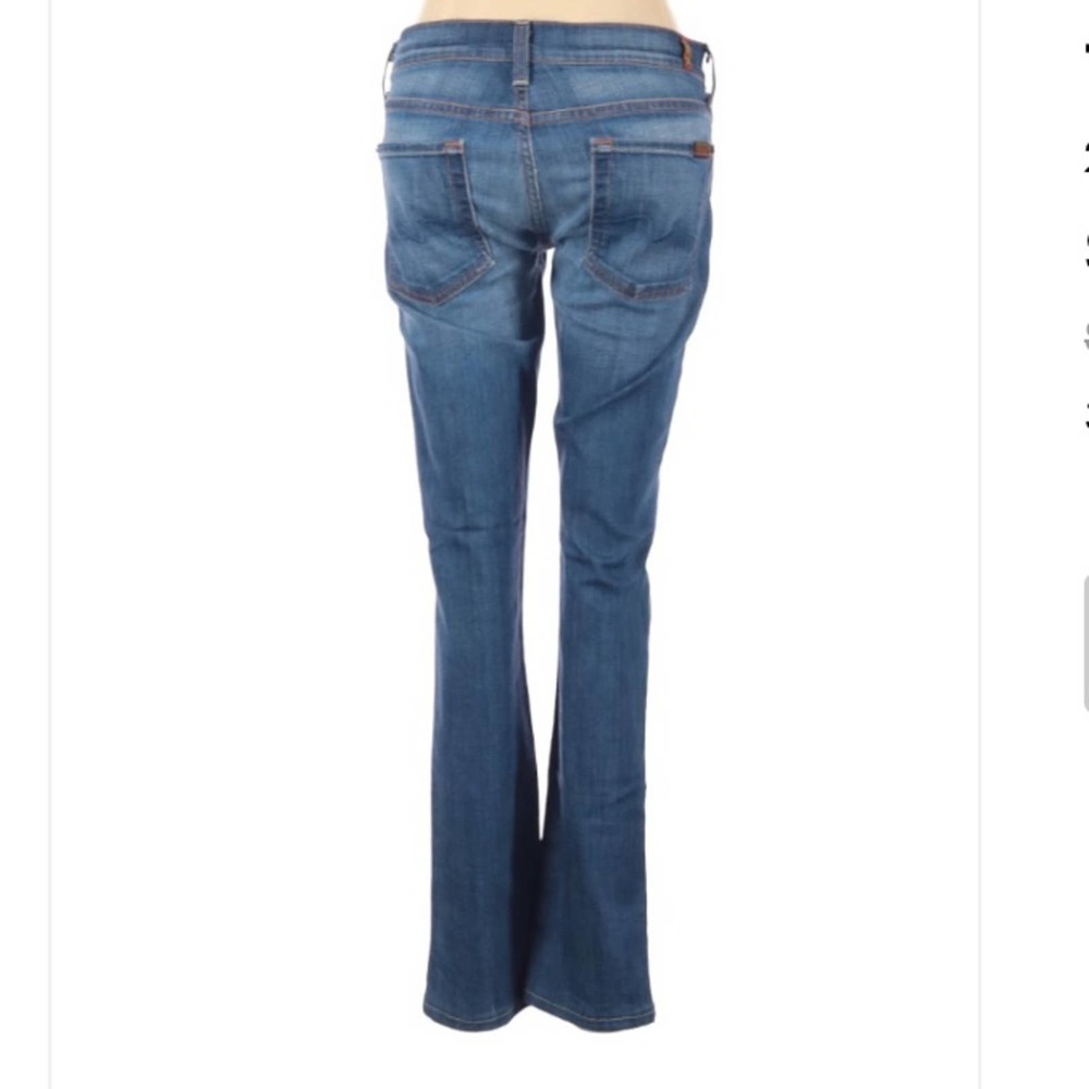 7 for All Mankind Roxanne Blue Bootcut Jeans - Picture 2 of 8